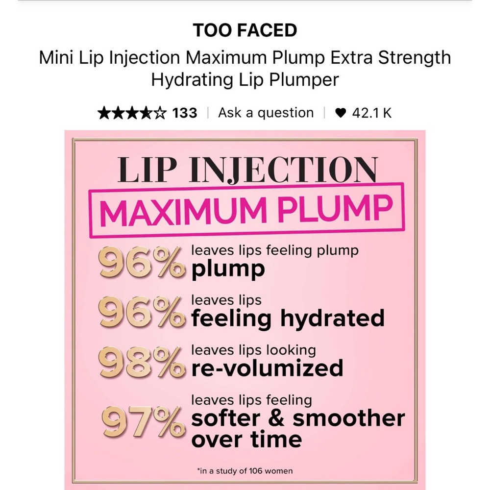 Too Faced Lip Injection Extreme - Picture 7 of 11